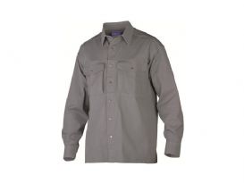 Arbetsskjorta - långärmad, Stone, XL
