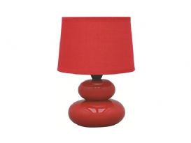 Bordslampa Rocky, 40W, E14, Röd