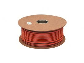 LED-kabel, RKUB, 2x2,5 mm², Svart/orange, 60V