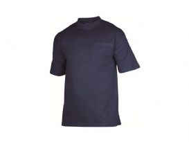 T-shirt med ficka, Marin, XL