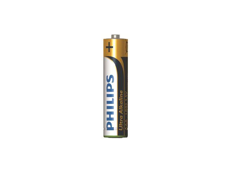 Batterier, Ultra Alcaline, LR03/AAA, 1,5V, 4 st