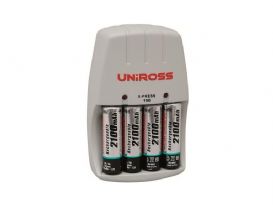 Batteriladdare 2100mAh inkl. 4st R6-batterier (AA)