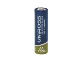 Uppladdningsbara batterier, R6 AA, 2300mAh, 1,2V